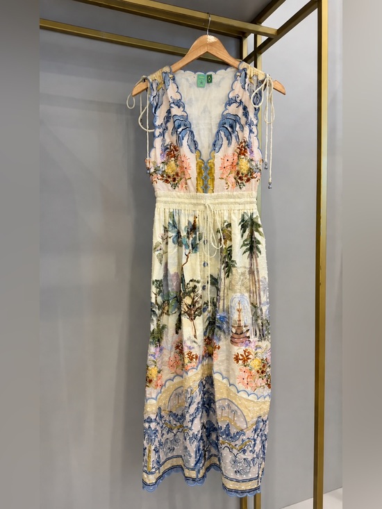 FARM Rio Dresses & Skirts - FARM Rio Limited Edition Tropical Midi Dress Size M – Fits S/M